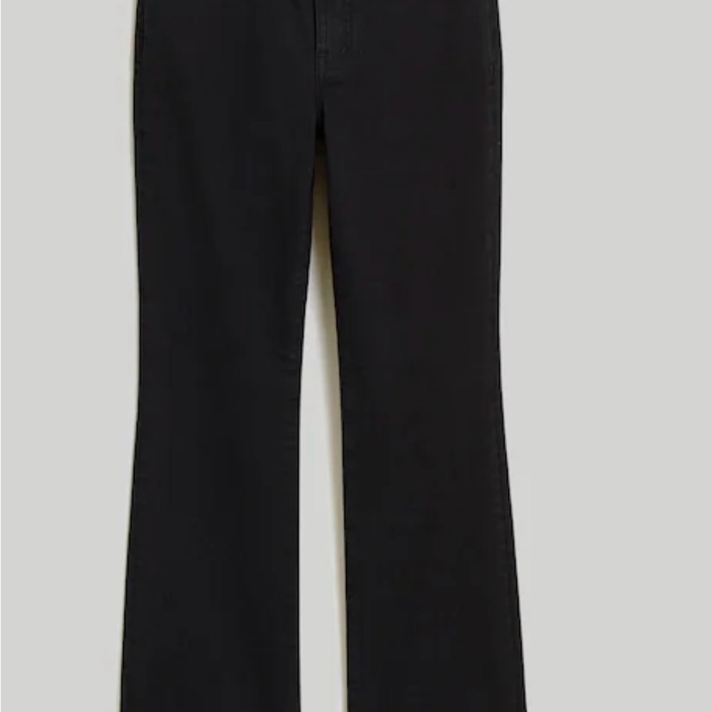 Madewell Kickout Black Flare Women's Jeans